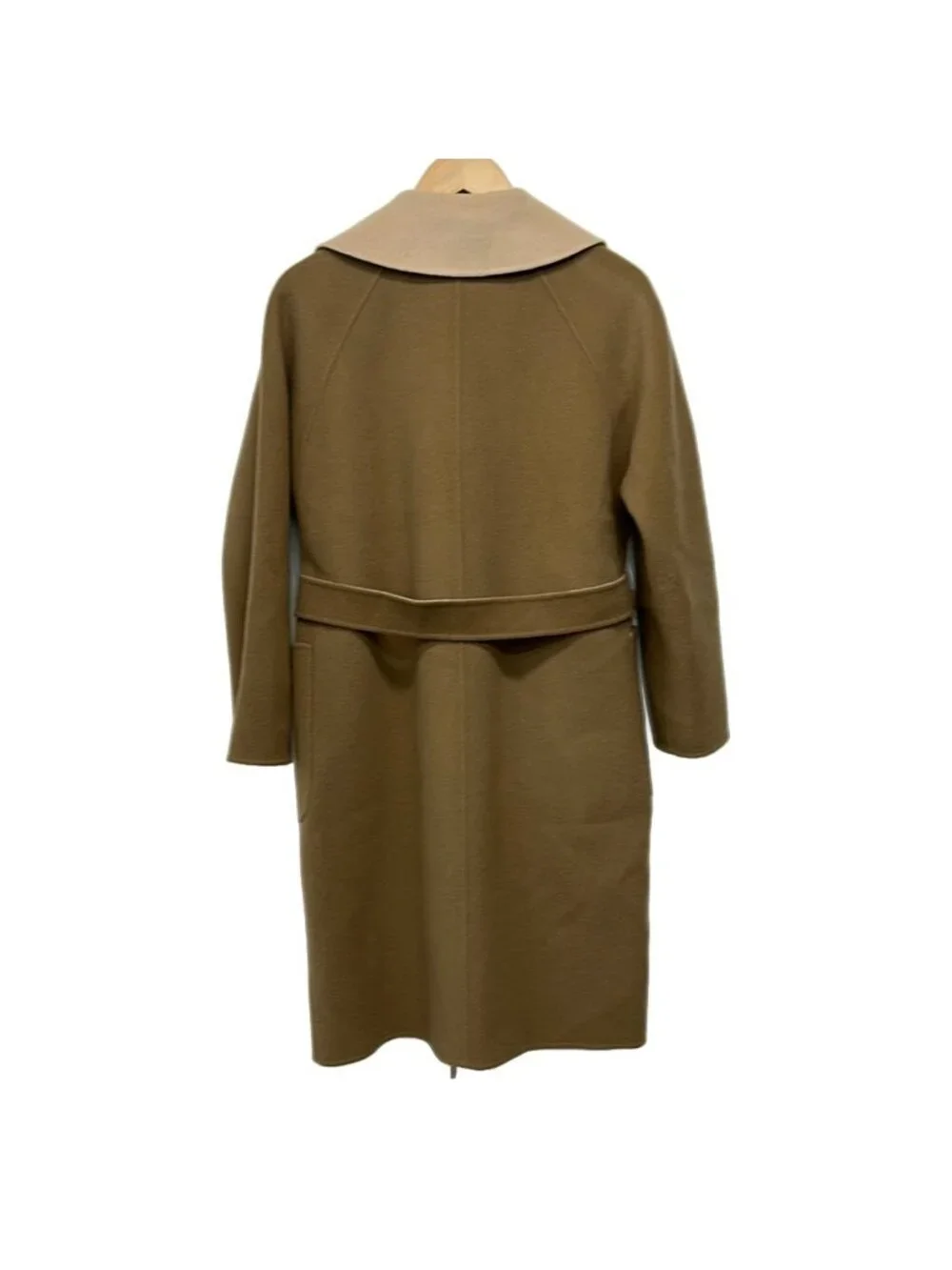 Max Maraweekend Coat 36 S Brown Beige Long Sleeve Reversible Autumn Winter